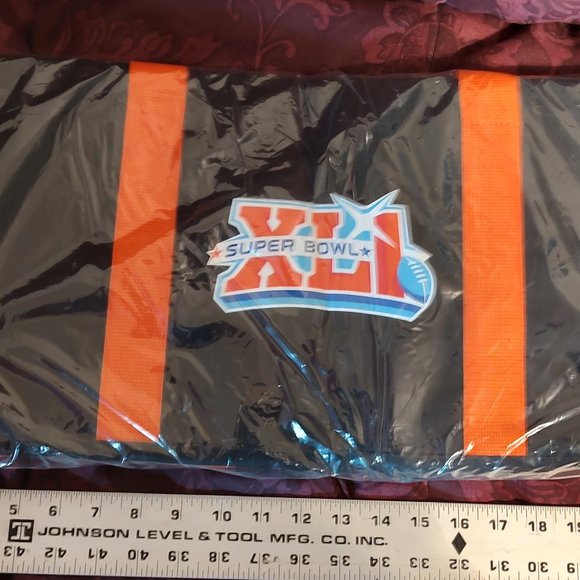NFL Super Bowl XLI Logo Duffel Bag 2007 Colts vs Bears NFL Miami FL NEW RARE HTF